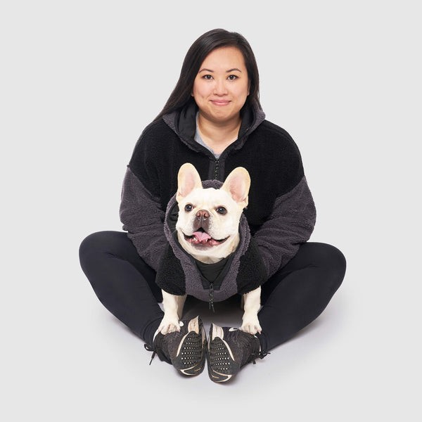 Dog sherpa hoodie deals