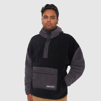 Cool Factor Adult Hoodie in Black Grey, Canada Pooch Human Hoodie