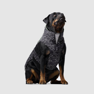 Expedition 2.0 Dog Coat in Reflective Camo, Canada Pooch Dog Coat