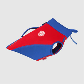 High Tide Life Jacket in Red Blue, Canada Pooch, Dog Life Vest|| color::red-blue|| size::na