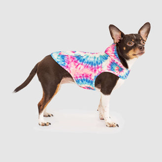Pick Me Poncho in Tie Dye, Canada Pooch Dog Raincaot