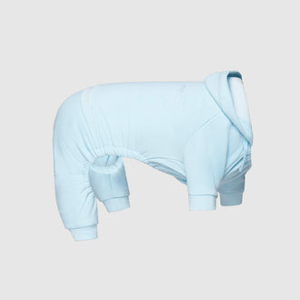 Soft Side Sweatsuit in Blue, Canada Pooch, Dog Onesie|| color::blue|| size::na