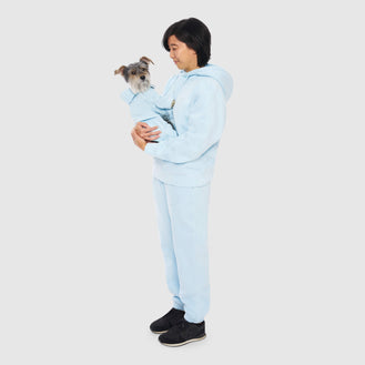 Soft Side Sweatpants in Blue, Canada Pooch, Pet Parent Pants