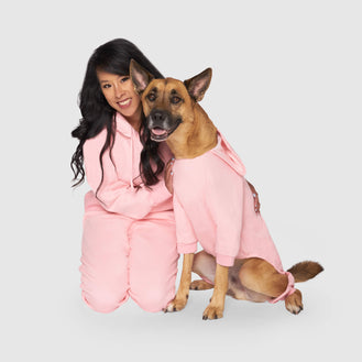 Soft Side Sweatpants in Pink, Canada Pooch, Pet Parent Pants