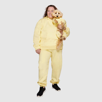 Soft Side Hoodie in yellow, Canada Pooch, Human Hoodie