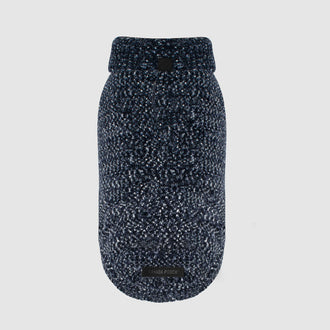 Soho Dog Sweater in Navy Mix, Canada Pooch Dog Sweater || color::navy-mix || size::na