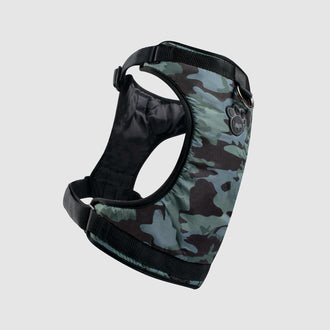 The Everything Dog Harness in Green Camo, Canada Pooch Dog Harness || color::camo || size::na