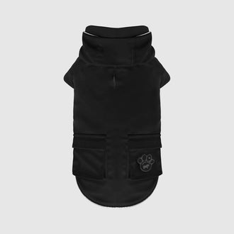 Torrential Tracker in Black, Canada Pooch, Dog Raincoat|| color::black|| size::na