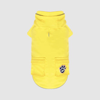 Torrential Tracker Dog Rain Jacket in Yellow, Canada Pooch Dog Raincoat || color::yellow || size::na