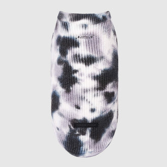 Wild Side Sweater in black and white tie dye, Canada Pooch, Dog Sweater || color::black-white-tie-dye|| size::na