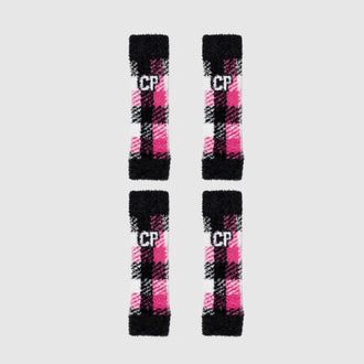 Work It Dog Leg Warmers in Pink Plaid, Canada Pooch Dog Leg Warmers || color::pink-plaid|| size::na