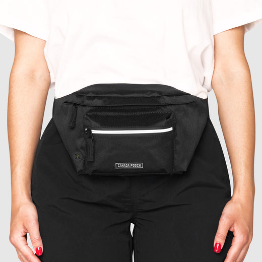 Adult Fanny Pack in Black, Canada Pooch Everything Fanny Pack