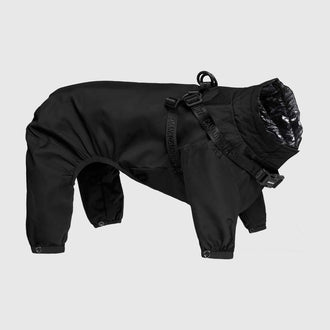 Harness Snow Suit in Black, Canada Pooch, Dog Suit|| color::black|| size::na