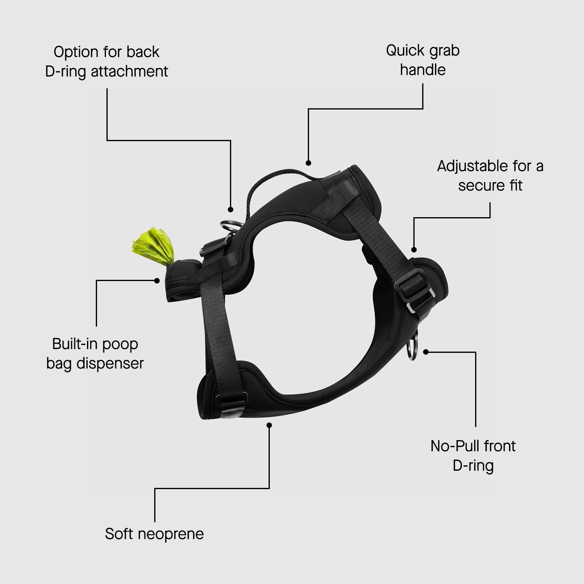 Neoprene Dog Harness | Canada Pooch
