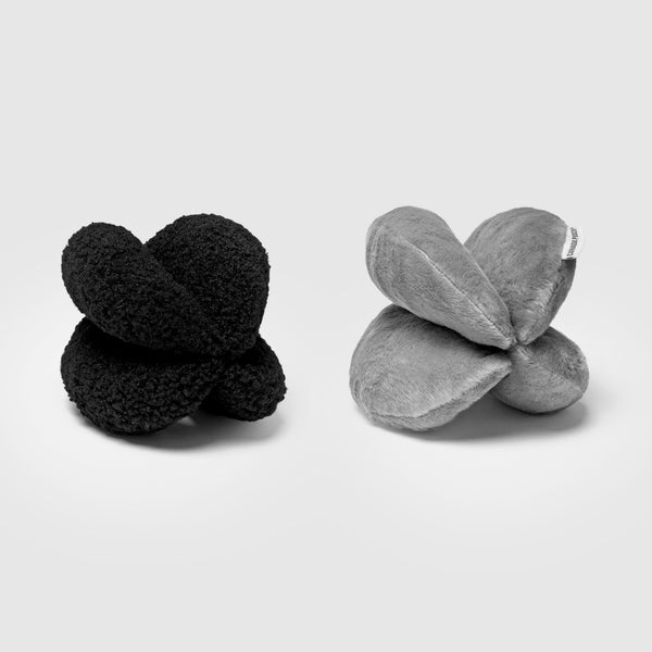 Snuffle Ball Toy in Black Grey, Canada Pooch, Dog Toy||color::black-grey
