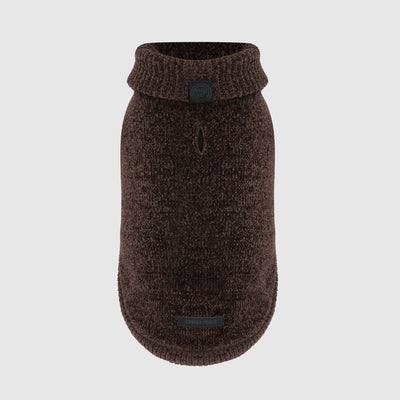 Soho Dog Sweater in Espresso, Canada Pooch Dog Sweater || color::espresso