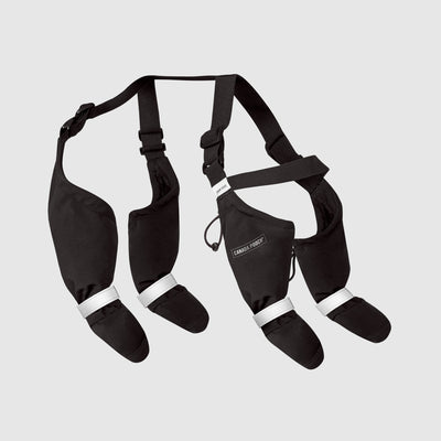 Suspender Boots in Black, Canada Pooch Dog Boots|| color::black|| size::na|| lang::en