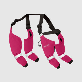 Suspender Boots in Black, Canada Pooch Dog Boots|| color::pink|| size::na