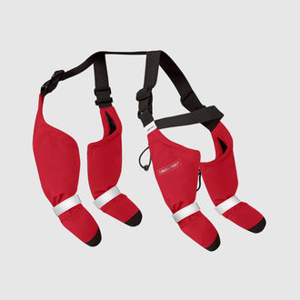 Suspender Boots in Black, Canada Pooch Dog Boots|| color::red|| size::na