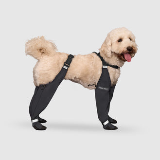 Suspender Boots in Reflective, Canada Pooch Dog Boots|| color::reflective|| name::Oshie || size::3