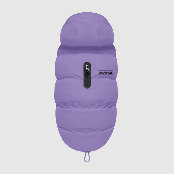 Waterproof Puffer in Black, Canada Pooch, Dog Jacket|| color::violet|| size::na