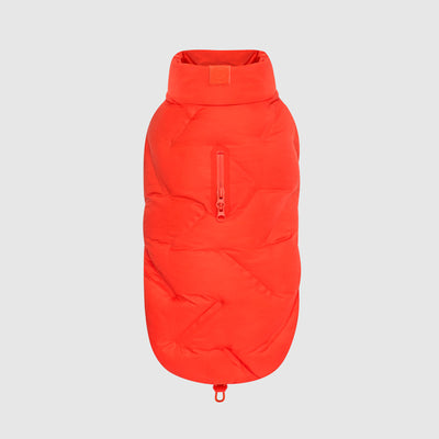 Waterproof Sport Puffer in Cayenne, Canada Pooch Dog Jacket|| color::cayenne