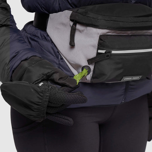 2in1 Dog Walking Puffer Gloves for Winter Canada Pooch