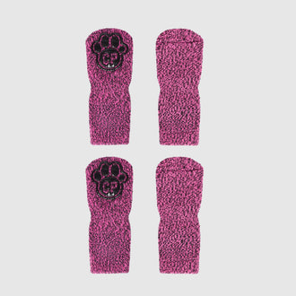 Canada Pooch Slouchy Anti-Slip Dog Socks - Pink - PetSmart