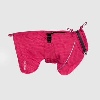 Complete Coverage Raincoat in red reflective, Canada Pooch, Dog Raincoat|| color::pink-reflective|| size::na