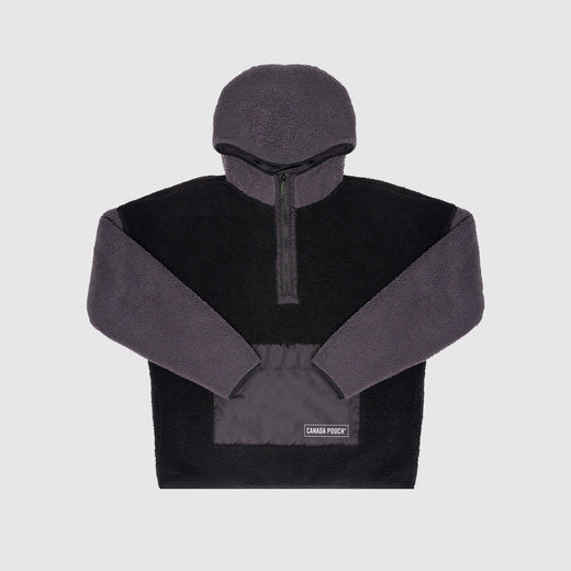 Cool Factor Adult Hoodie in Black Grey, Canada Pooch Human Hoodie