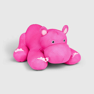 Chill Seeker Cooling Pals in Pink Hippo, Canada Pooch, Dog Toy|| color::pink-hippo|| size::na