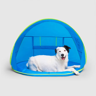Cooling Station in Blue, Canada Pooch Dog Cooling|| color::blue|| size::O/S|| name:: Coolie the Border Collie Mix|| weight::62