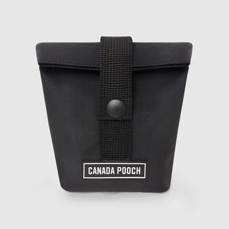 Treat Pouch in Black, Canada Pooch Dog Walking Essential