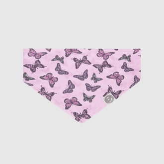 Follow Me Dog Reversible Bandana in Butterfly, Canada Pooch || color::butterfly || size::na