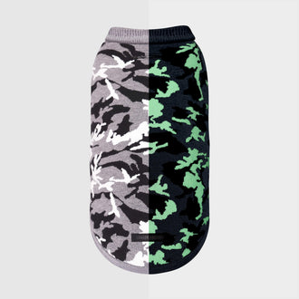 Glow-In-The-Dark Sweater in Glow-In-The-Dark Camo, Canada Pooch, Dog Sweater|| color::glow-in-the-dark-camo|| size::na