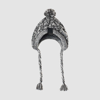 Polar Pom Pom Dog Hat in Charcoal, Canada Pooch Dog Hat || color::charcoal || size::na