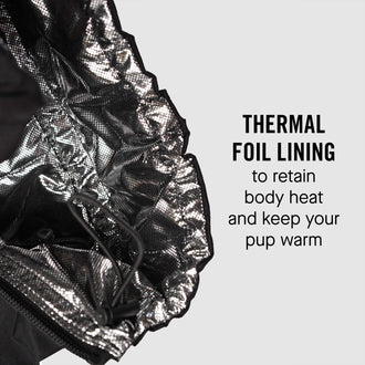 The Dog Snowsuit in Black, Canada Pooch || color::black || size::na