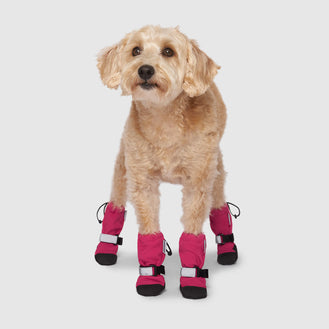 Soft Shield Boots in Pink Reflective, Canada Pooch Dog Boots