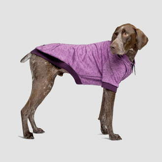 Spacedye Hero Dog Hoodie in Pink Mix, Canada Pooch Dog Sweater 