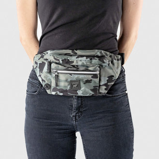 Adult Fanny Pack in Green Camo, Canada Pooch Everything Fanny Pack 