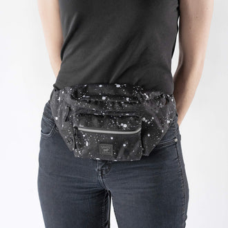 Adult Fanny Pack in Black Splatter, Canada Pooch Everything Fanny Pack || color::black-splatter || size::OS