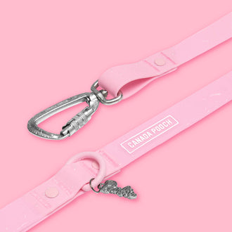 Barbie Waterproof Leash in Light Pink, Canada Pooch, Dog Leash|| color::light-pink|| size::na