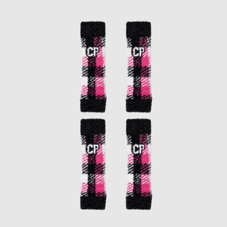 Work It Dog Leg Warmers in Pink Plaid, Canada Pooch Dog Leg Warmers || color::pink-plaid|| size::na