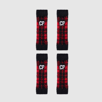 Work It Dog Leg Warmers in Red Plaid, Canada Pooch Dog Leg Warmers || color::red-plaid|| size::na